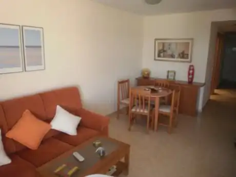 Sala d'estar de Àtic en venda en Oropesa del Mar / Orpesa amb Aire condicionat, Jardí privat i Traster