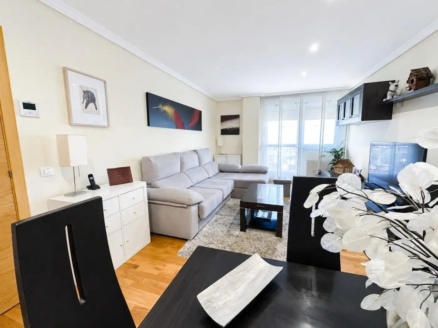Sala de estar de Ático en venta en Arganda del Rey con Aire acondicionado, Calefacción y Parquet