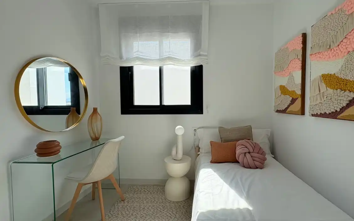 Schlafzimmer von Einfamilien-Reihenhaus zum Verkauf in Águilas mit Privatgarten, Terrasse und Schwimmbad