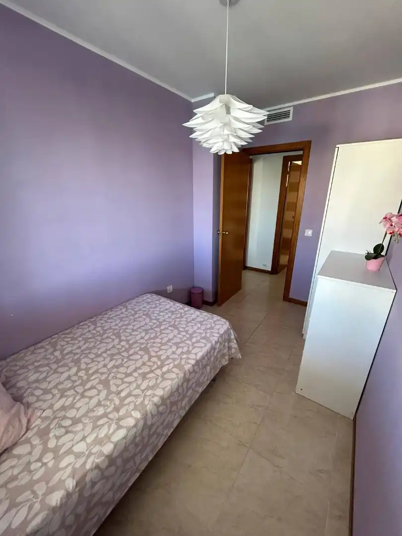 Bedroom of Flat for rent in Cunit  with Air Conditioner, Terrace and Furnished