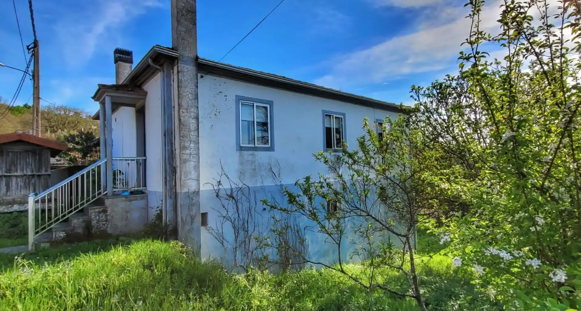 Vista exterior de Casa o chalet en venta en A Bola  con Balcón
