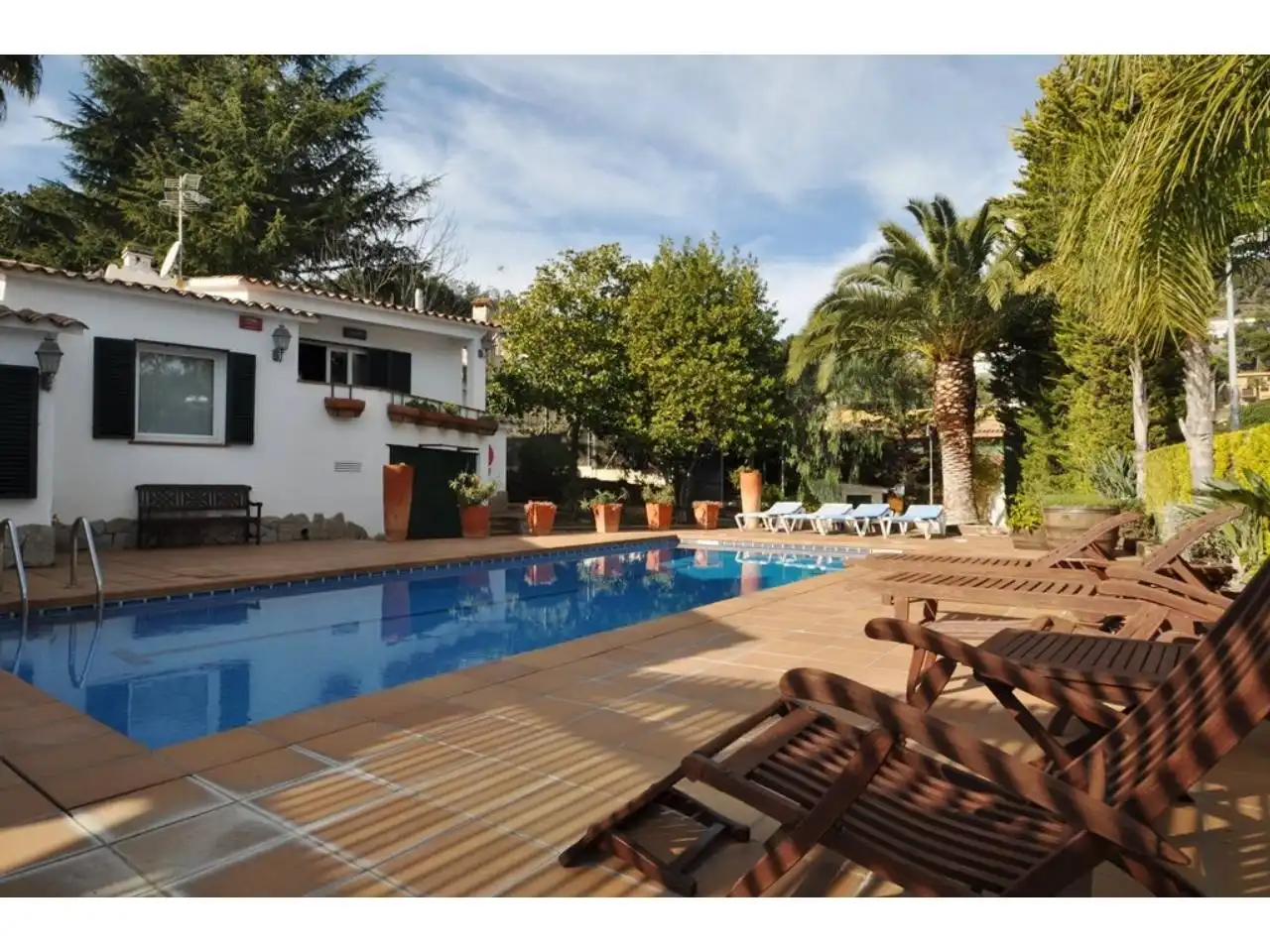 Piscina de Casa o chalet en venta en Blanes con Calefacción, Parquet y Terraza