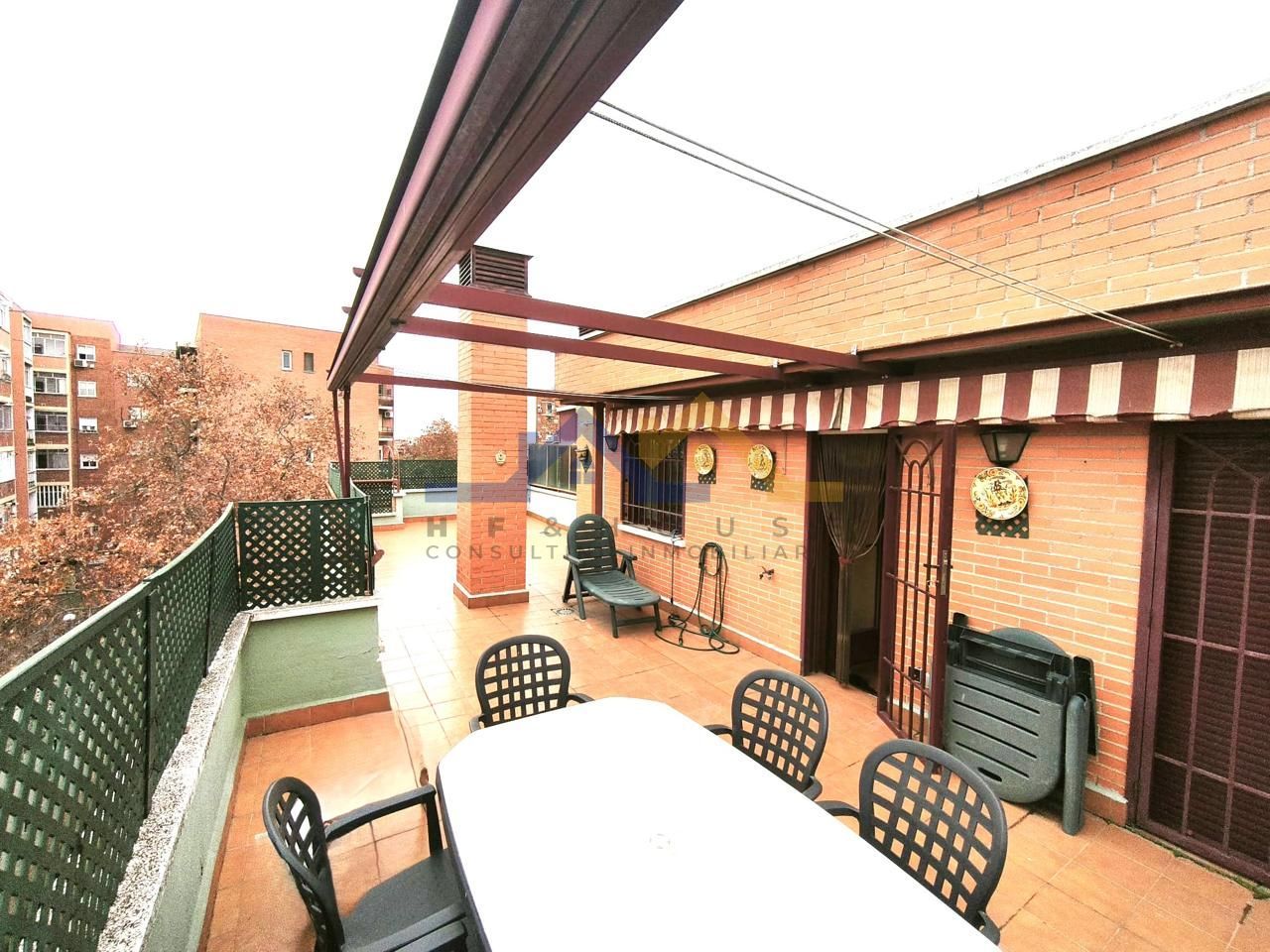 Terrace of Duplex for sale in  Madrid Capital  with Air Conditioner, Heating and Parquet flooring