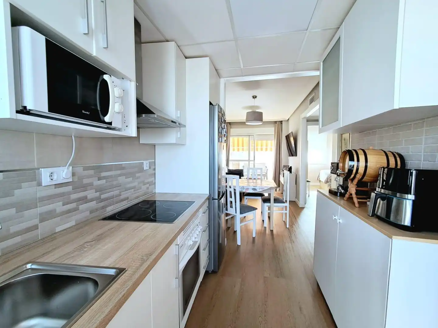Cocina de Apartamento en venta en Águilas con Aire acondicionado, Calefacción y Jardín privado