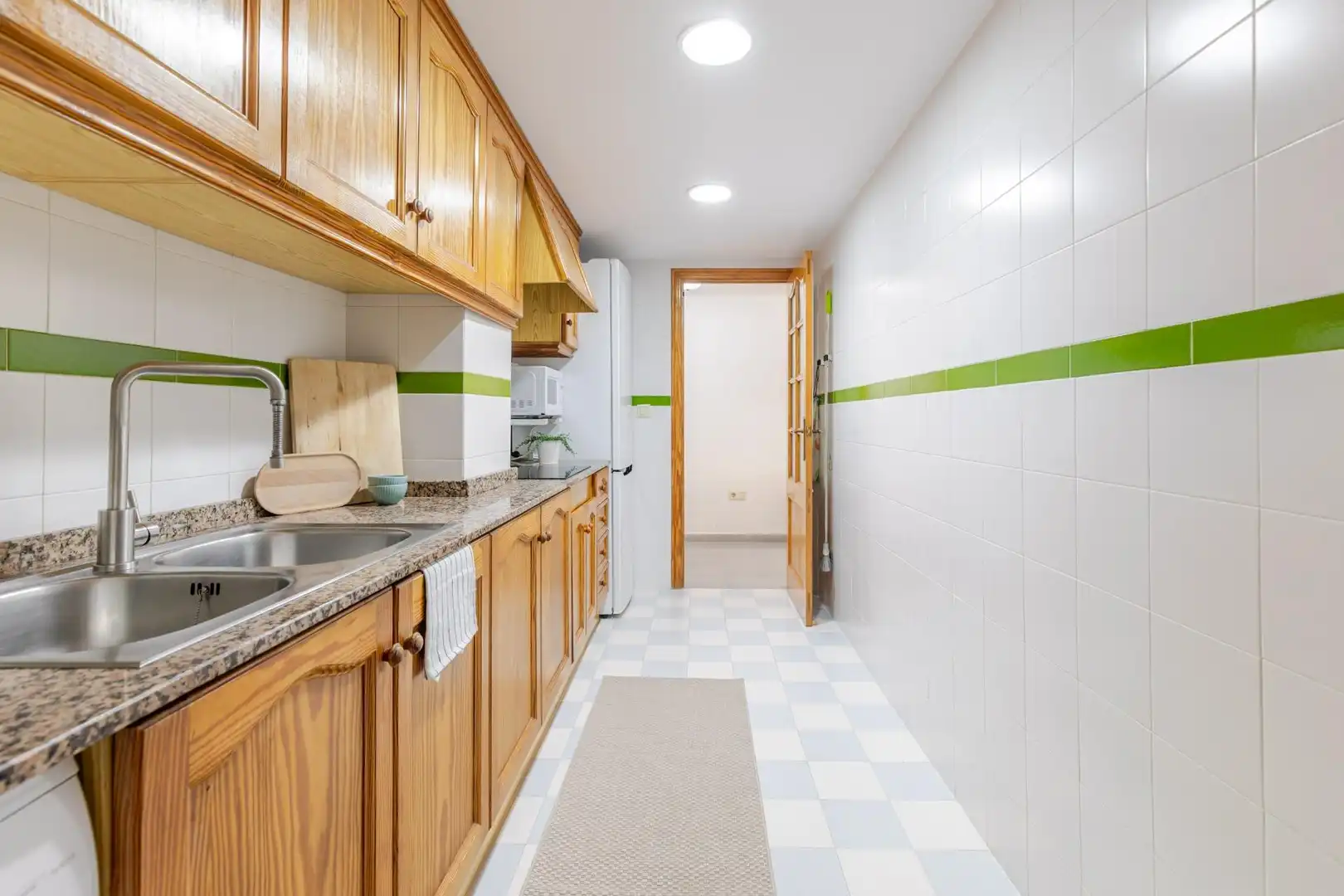 Kitchen of Flat for sale in Gandia  with Air Conditioner, Heating and Terrace