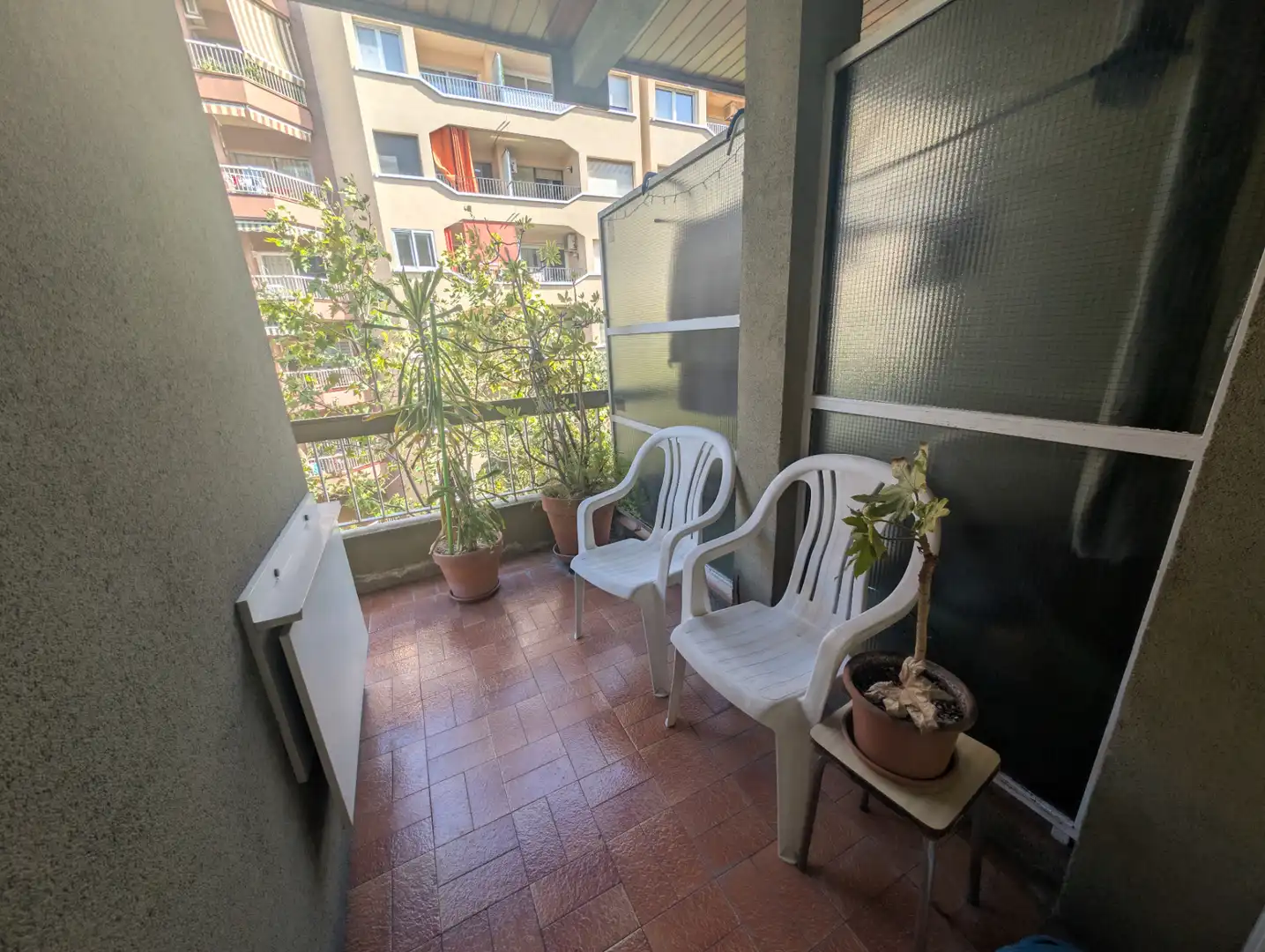 Balcony of Flat for sale in Barcelona  with Air Conditioner, Heating and Oven