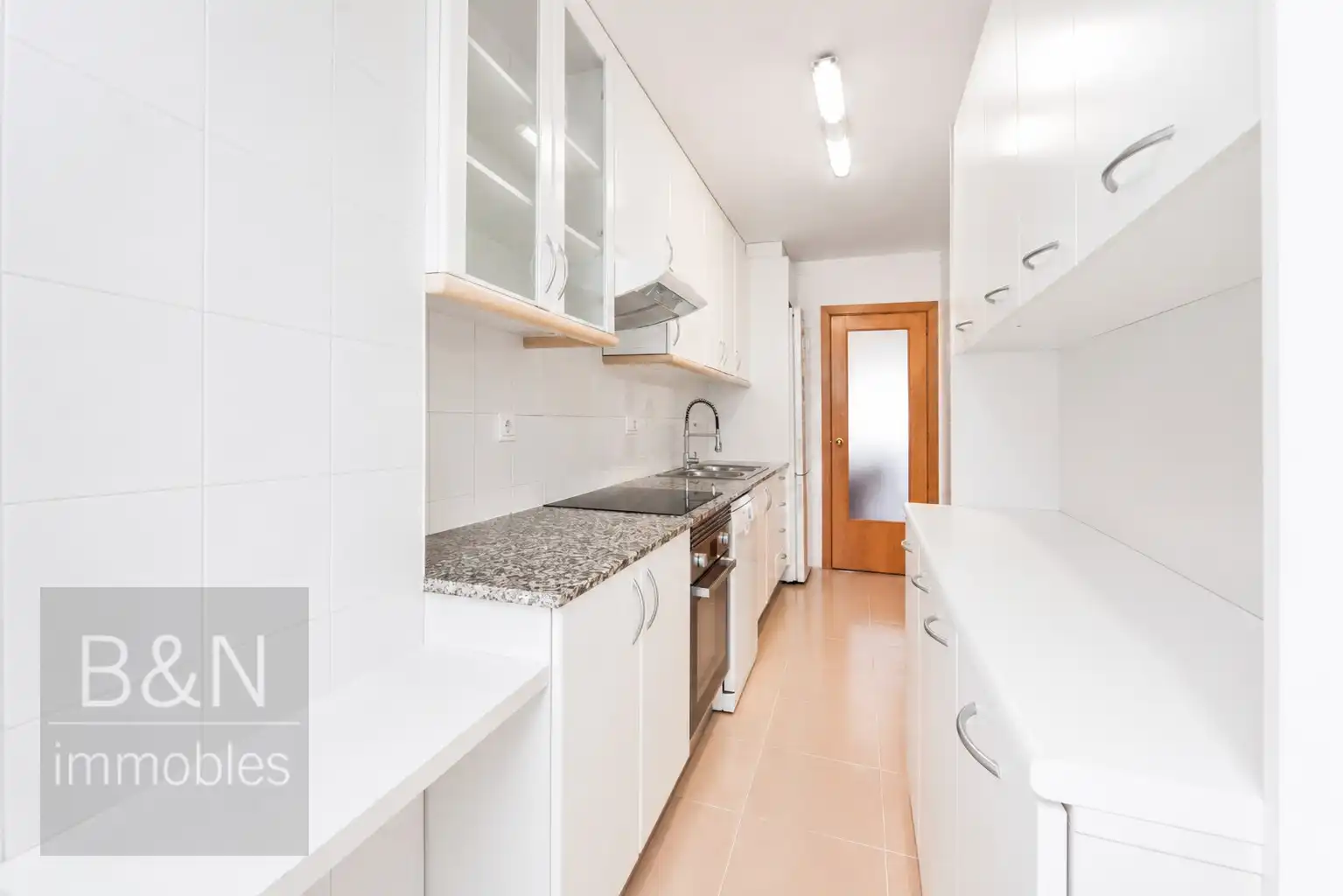Kitchen of Flat for sale in Terrassa  with Air Conditioner, Heating and Balcony