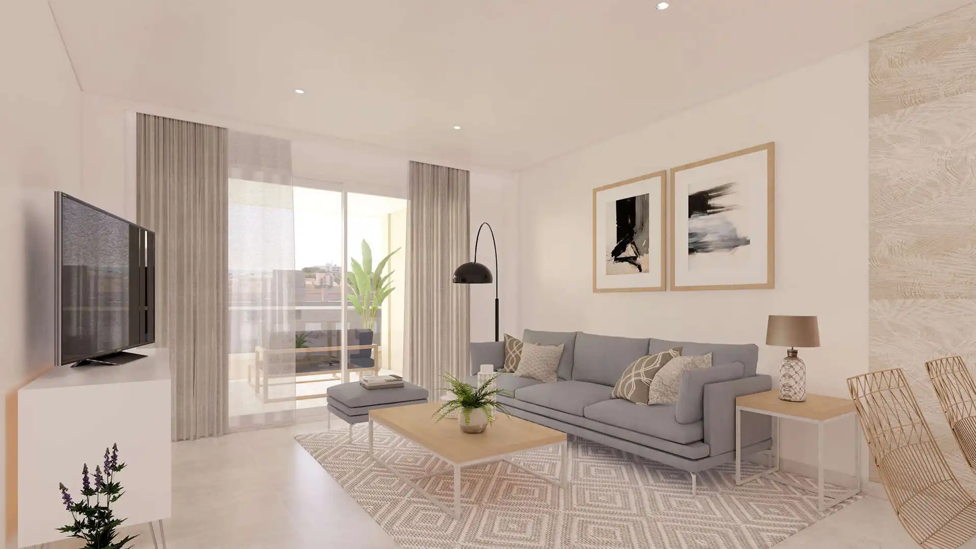 Sala d'estar de Planta baixa en venda en Capdepera amb Aire condicionat, Terrassa i Moblat
