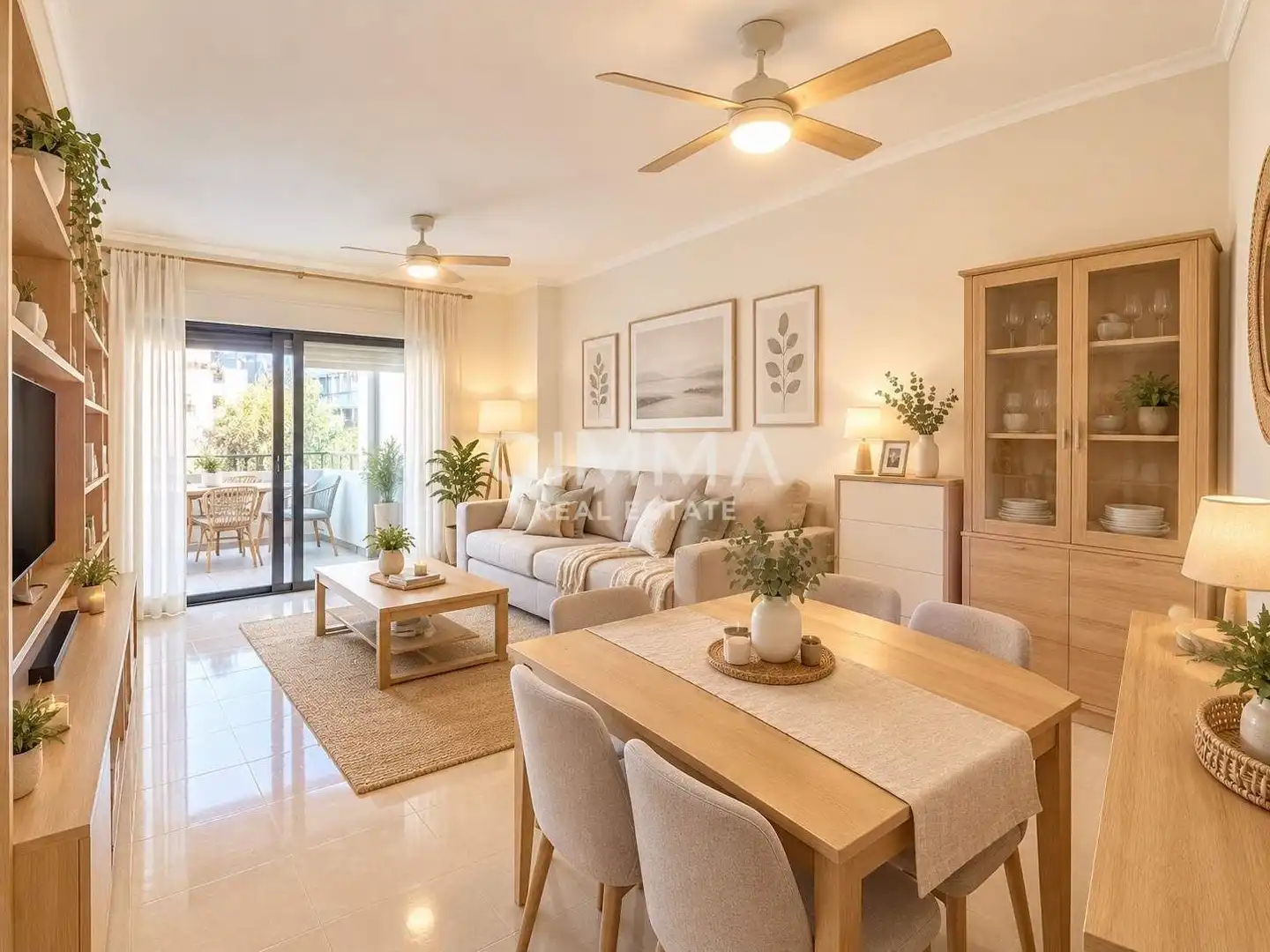 Außenansicht von Erdgeschoss zum Verkauf in Villajoyosa / La Vila Joiosa mit Privatgarten, Terrasse und Schwimmbad