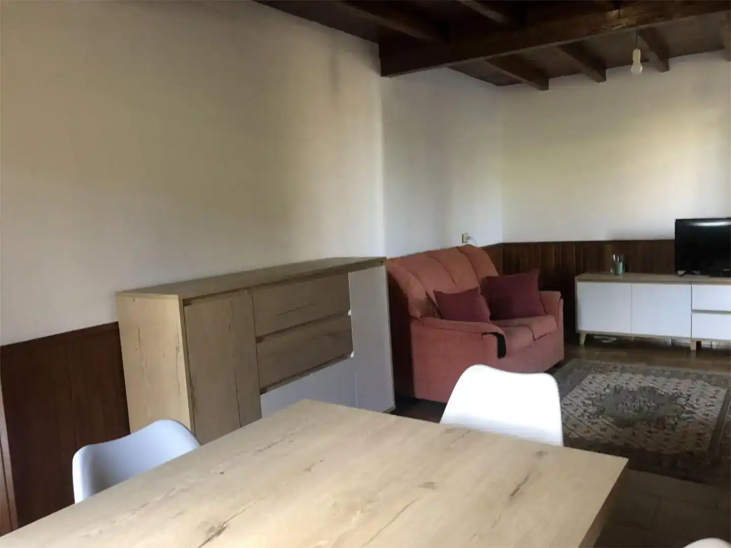 Sala d'estar de Casa adosada en venda en Foz