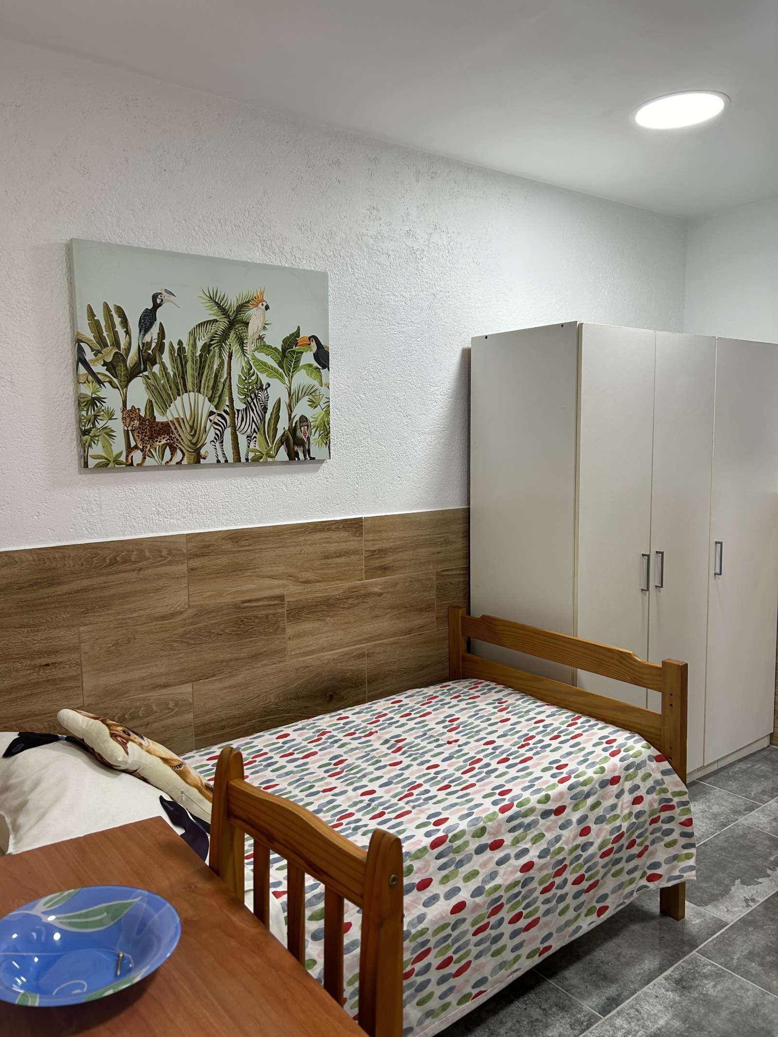 Bedroom of Flat to share in L'Hospitalet de Llobregat  with Air Conditioner and Terrace