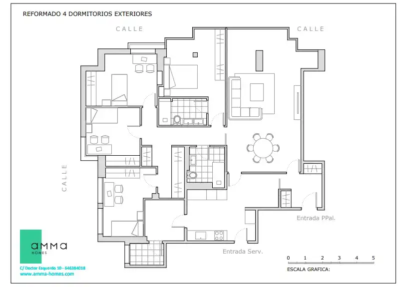 Piso en venta en Madrid con Aire acondicionado, Calefacción y Jardín privado
