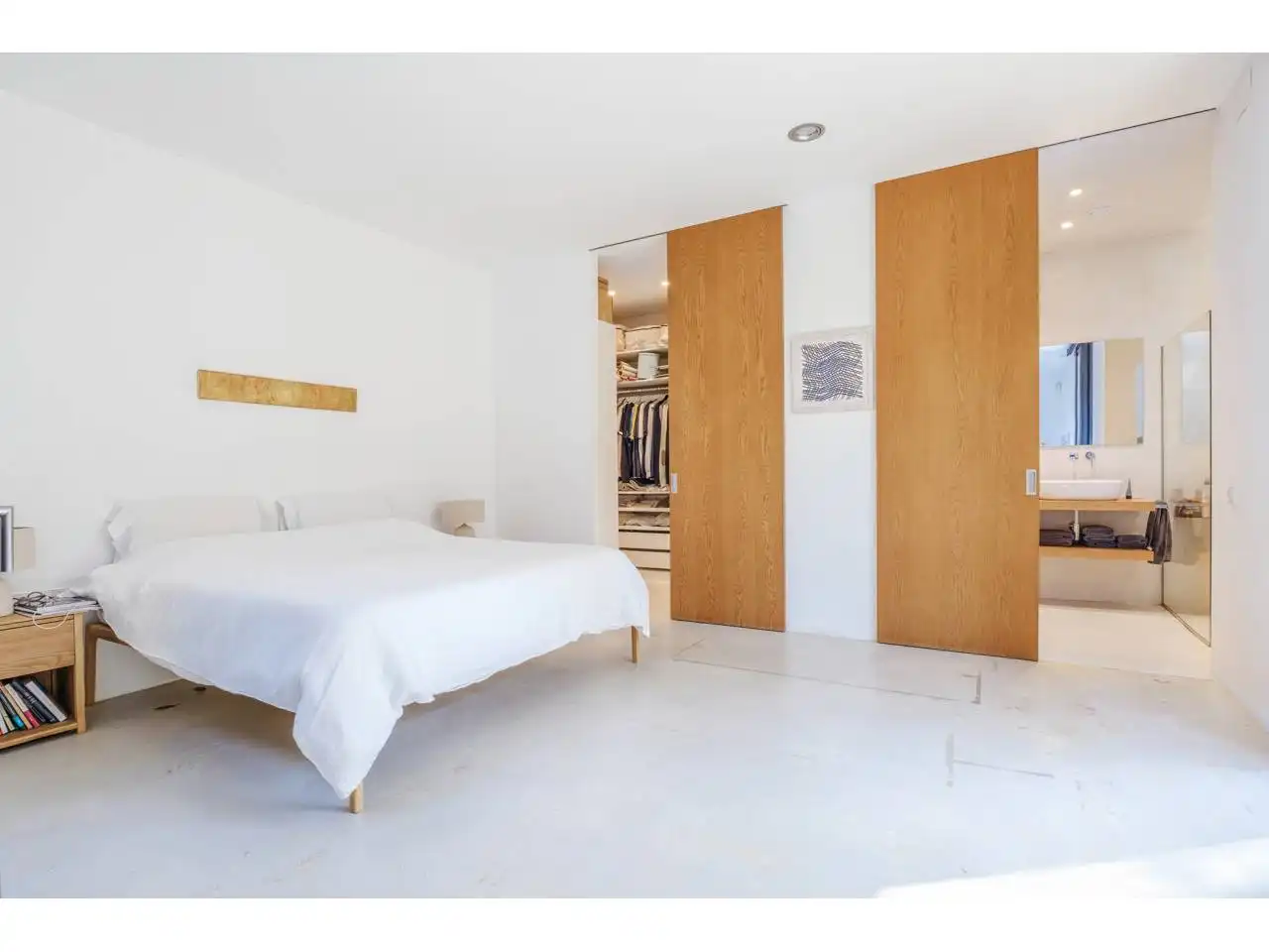 Schlafzimmer von Haus oder Chalet zum Verkauf in Matadepera mit Klimaanlage, Heizung und Privatgarten