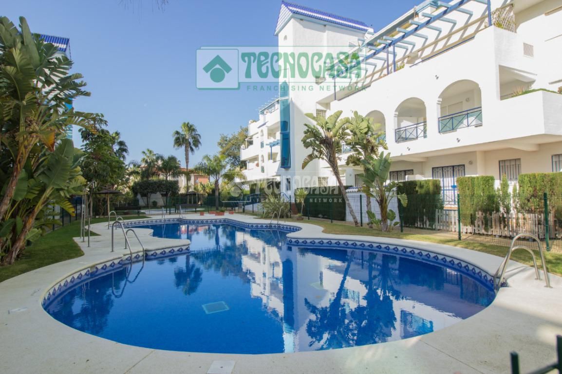 Exterior view of Flat for sale in Rota  with Air Conditioner, Private garden and Terrace