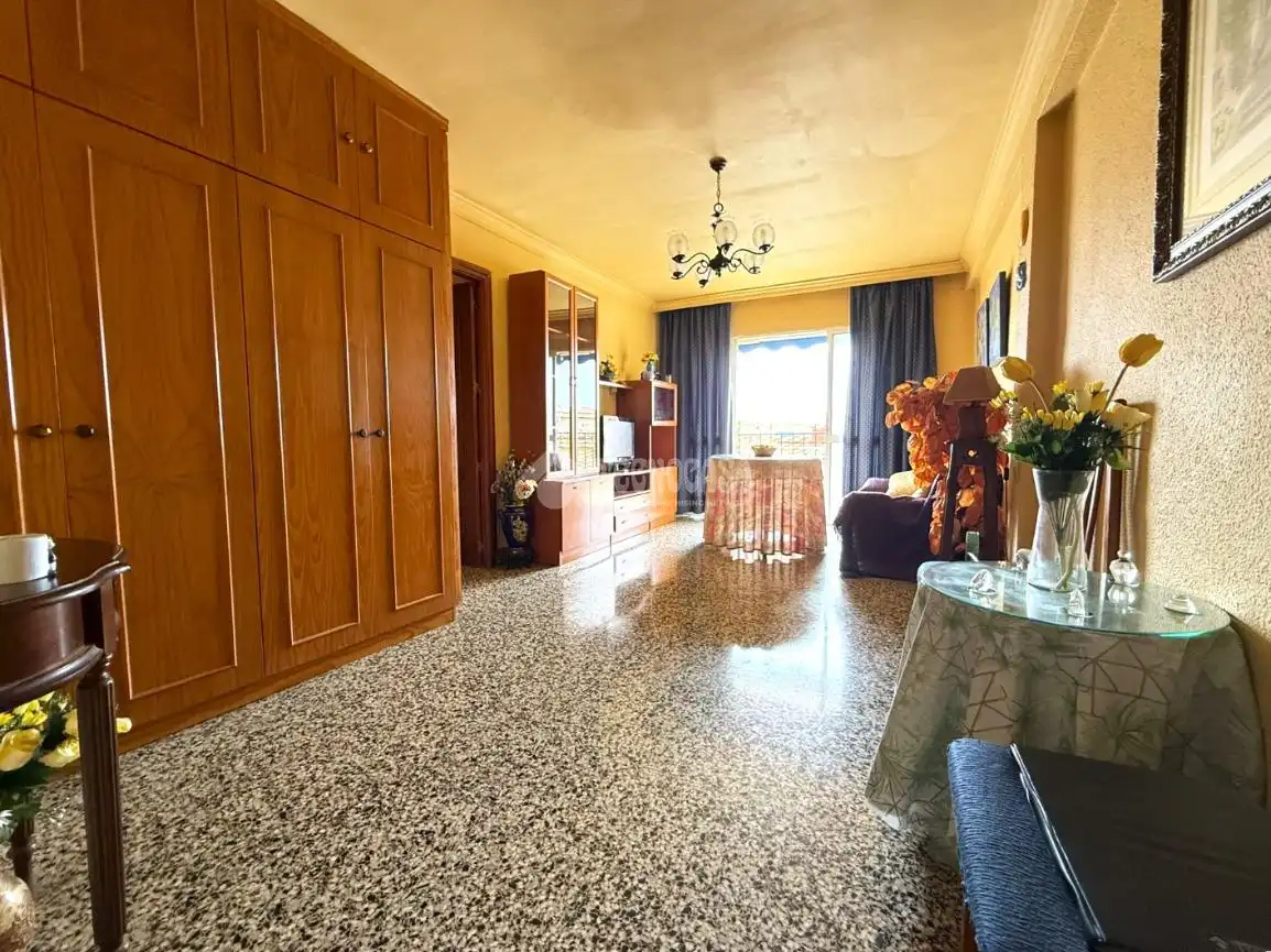 Sala de estar de Piso en venta en Málaga con Terraza