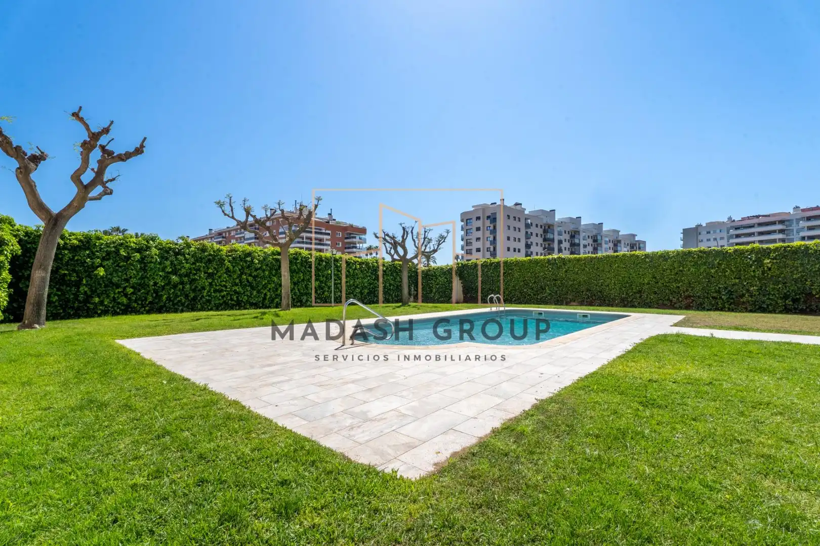 Swimming pool of Flat for sale in Reus  with Air Conditioner, Heating and Private garden