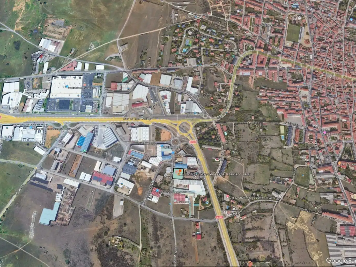 Außenansicht von Fabrik Grundstücke zum Verkauf in San Andrés del Rabanedo
