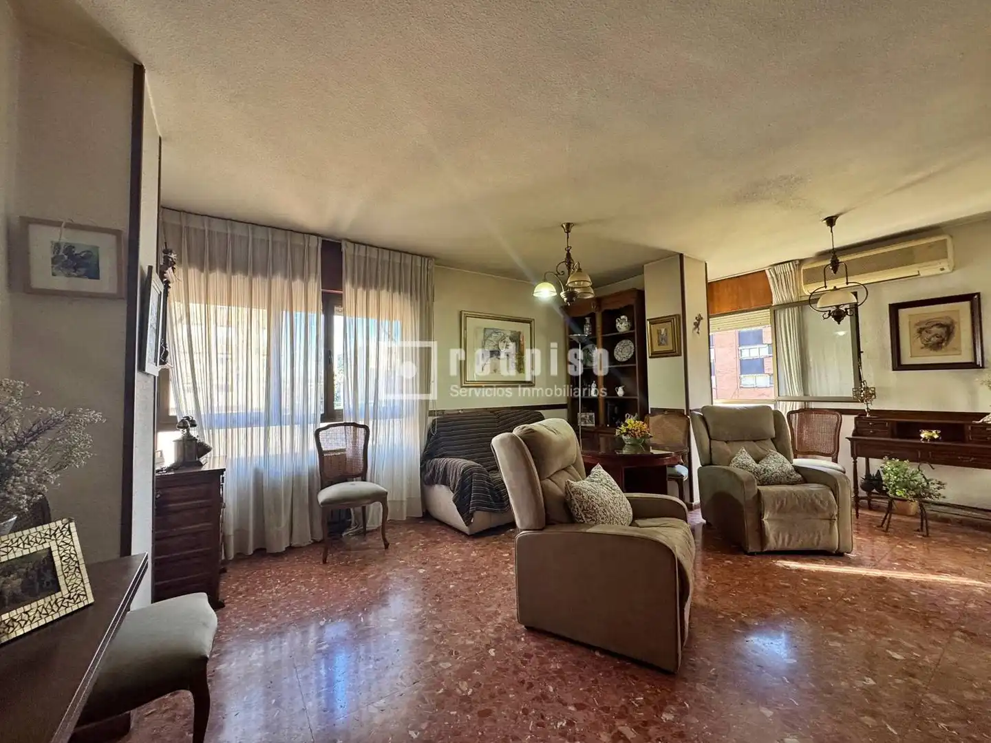 Sala de estar de Piso en venta en Murcia con Aire acondicionado, Trastero y Amueblado