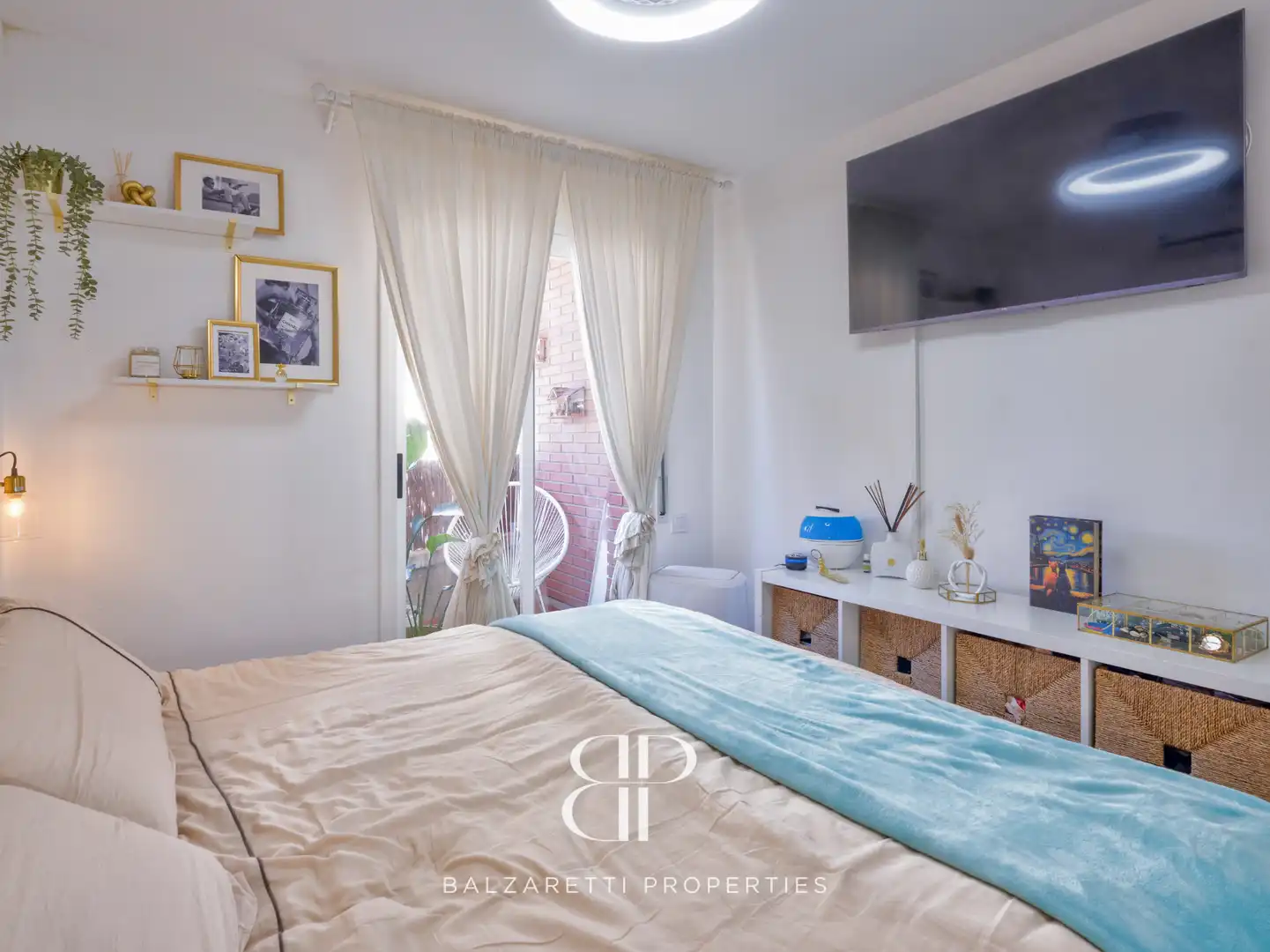 Schlafzimmer von Wohnung zum Verkauf in Rubí mit Klimaanlage, Heizung und Parkett
