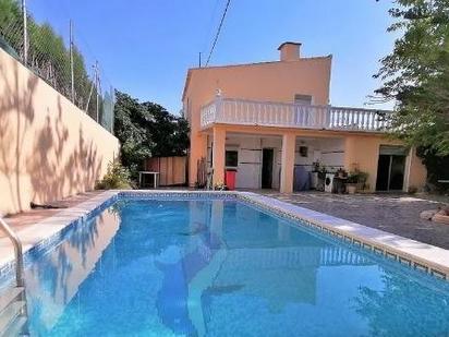 Swimming pool of House or chalet for sale in Turís  with Air Conditioner, Private garden and Parquet flooring