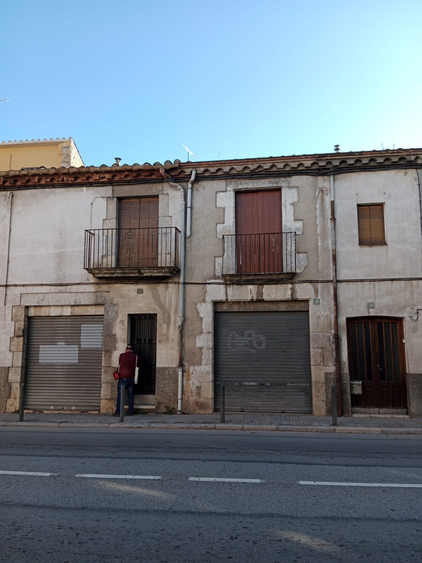 Vista exterior de Casa adosada en venda en Girona Capital