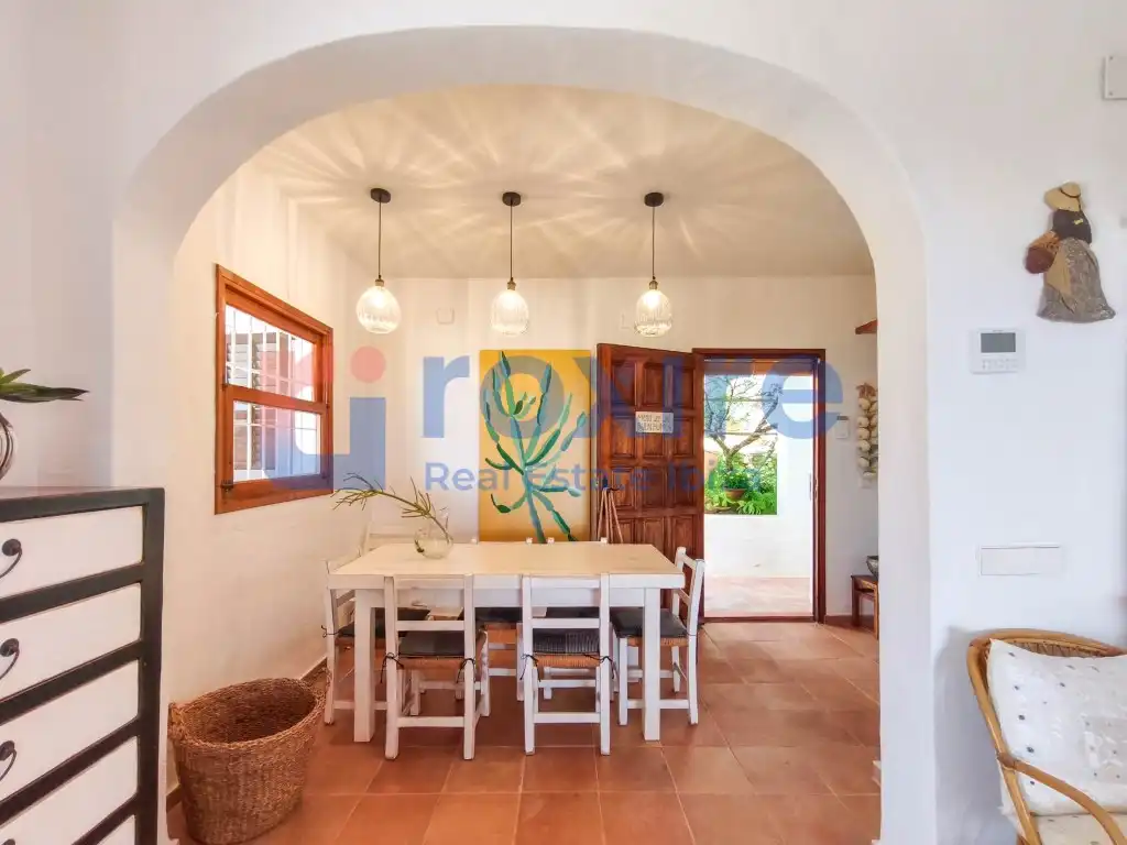 Dining room of Houses for rent in Sant Josep de sa Talaia  with Air Conditioner, Private garden and Terrace