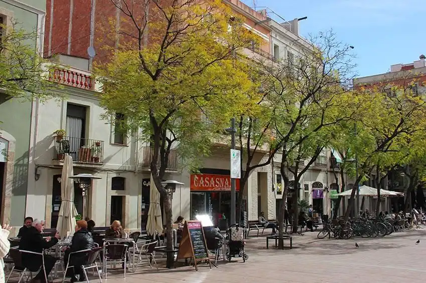 Vista exterior de Piso en venta en Barcelona con Terraza