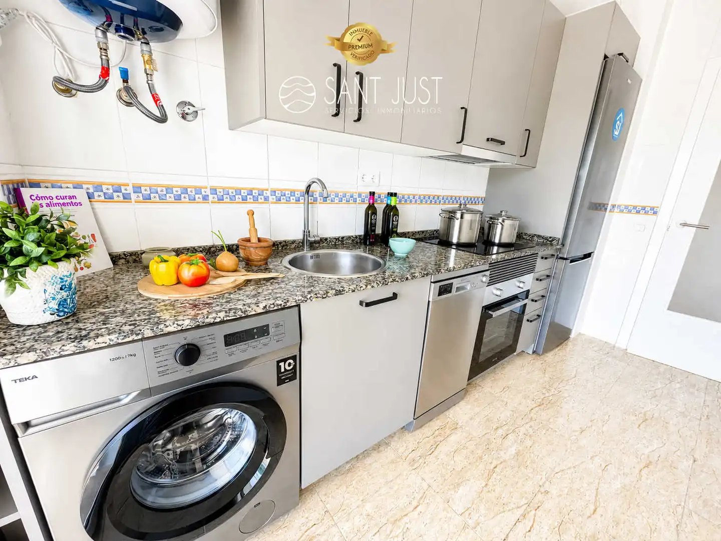 Cocina de Ático en venta en Salou con Aire acondicionado, Terraza y Amueblado