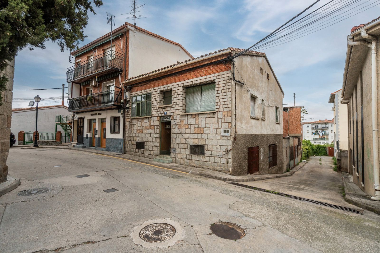Vista exterior de Casa adosada en venda en El Tiemblo 