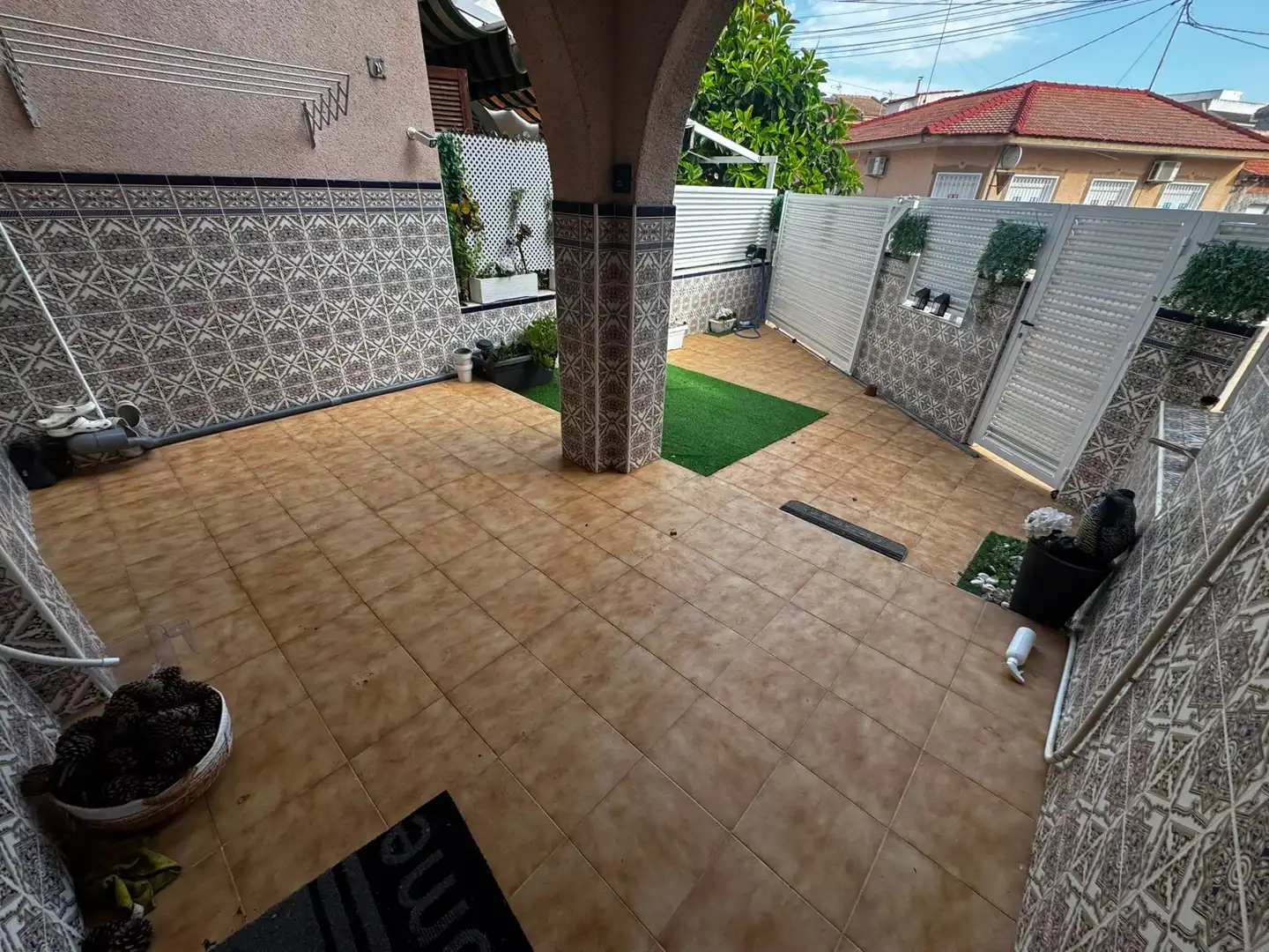 Terrace of Duplexes for sale in San Pedro del Pinatar  with Air Conditioner, Private garden and Storage room