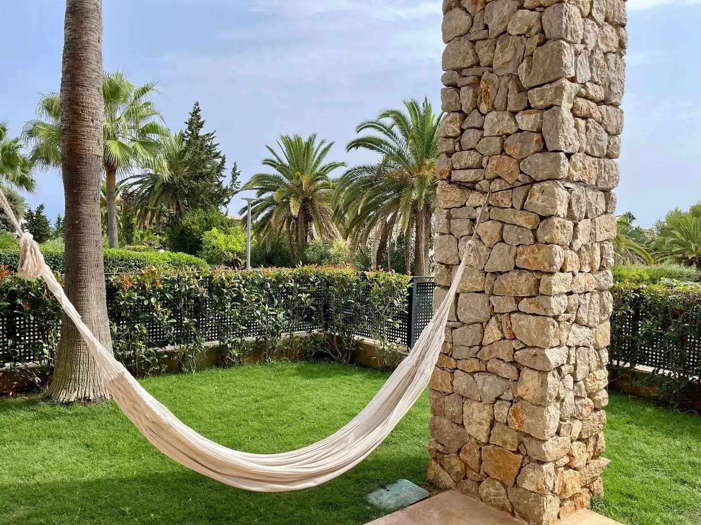 Jardín de Piso de alquiler en Son Servera con Aire acondicionado, Terraza y Amueblado