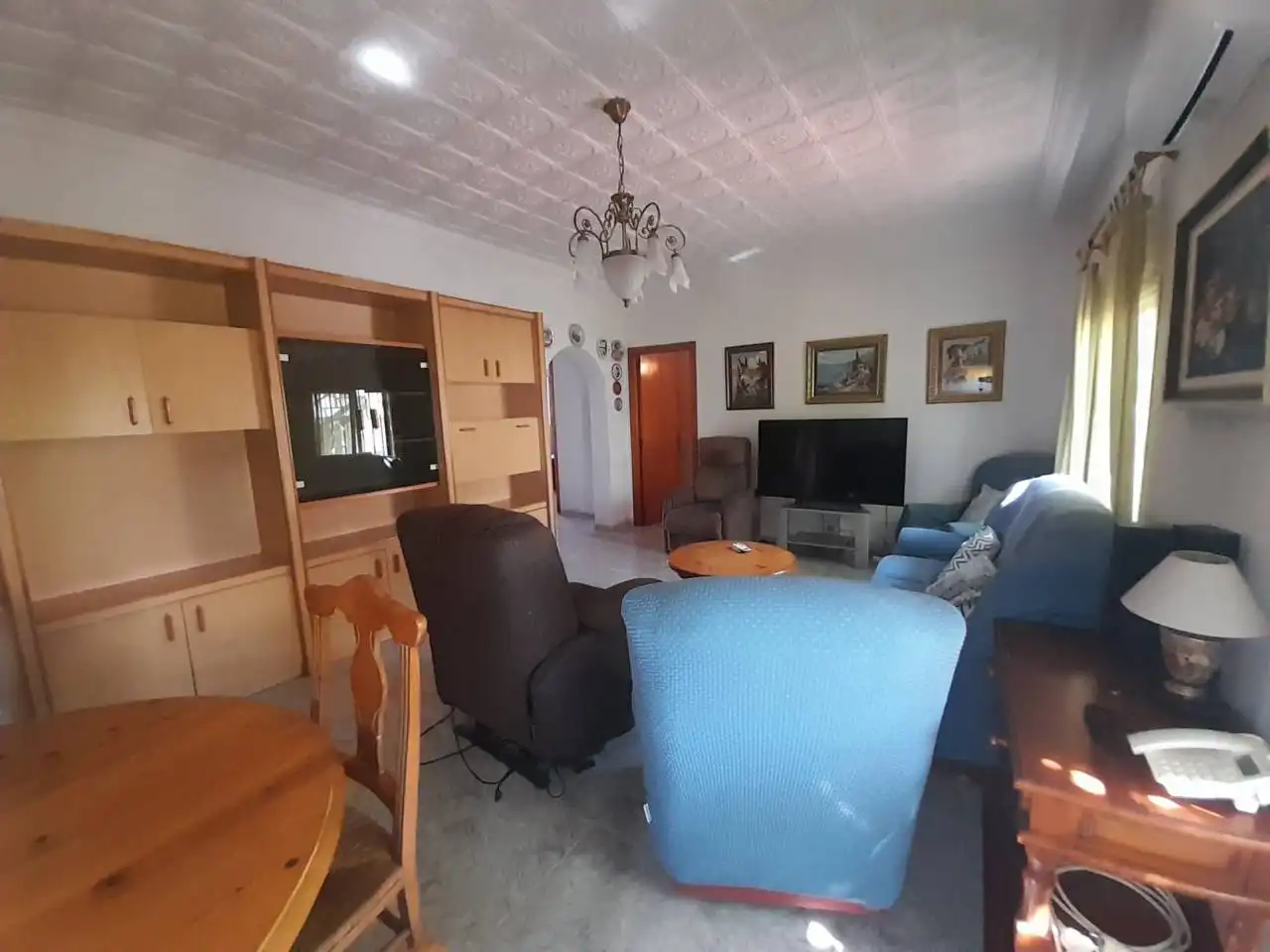 Sala d'estar de Casa o xalet en venda en  Palma de Mallorca amb Aire condicionat, Calefacció i Jardí privat