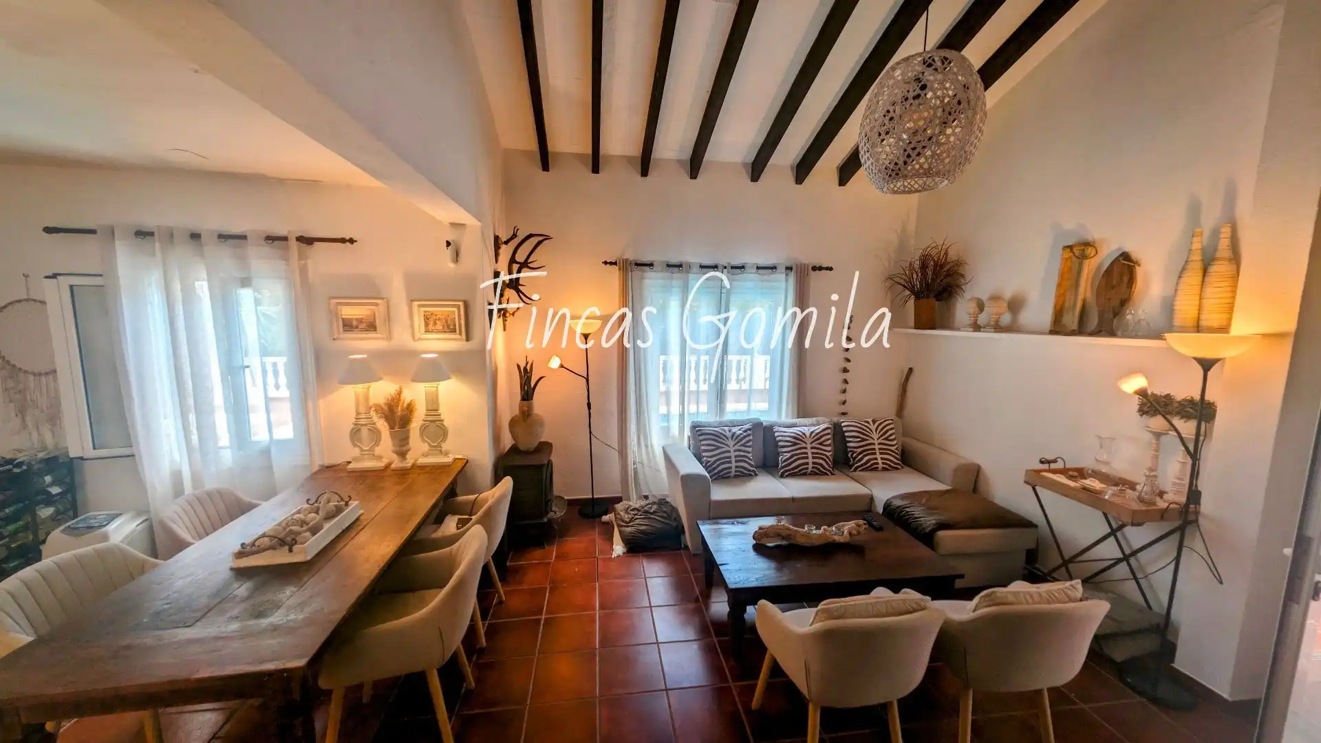 Sala de estar de Casa o chalet en venta en Es Mercadal con Jardín privado y Terraza
