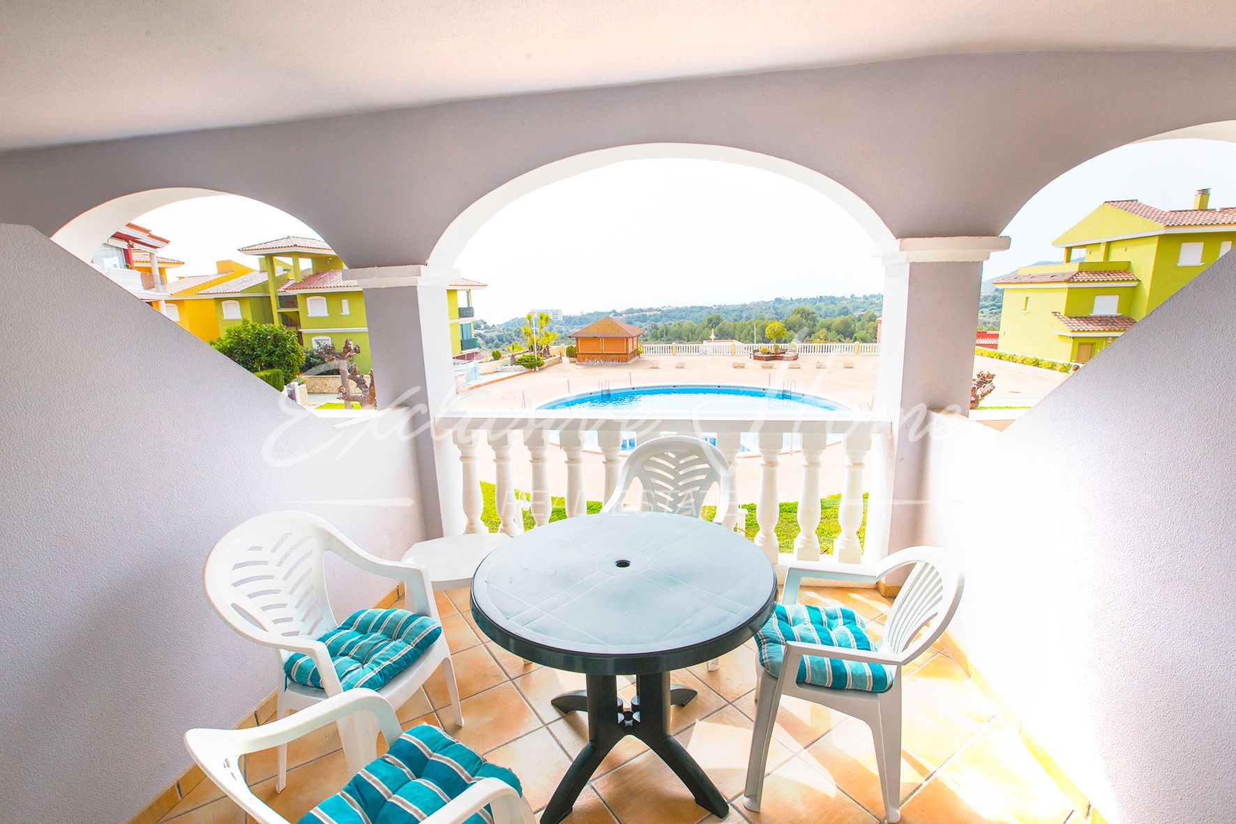 Terrace of Apartment for sale in Peñíscola / Peníscola  with Air Conditioner, Heating and Private garden