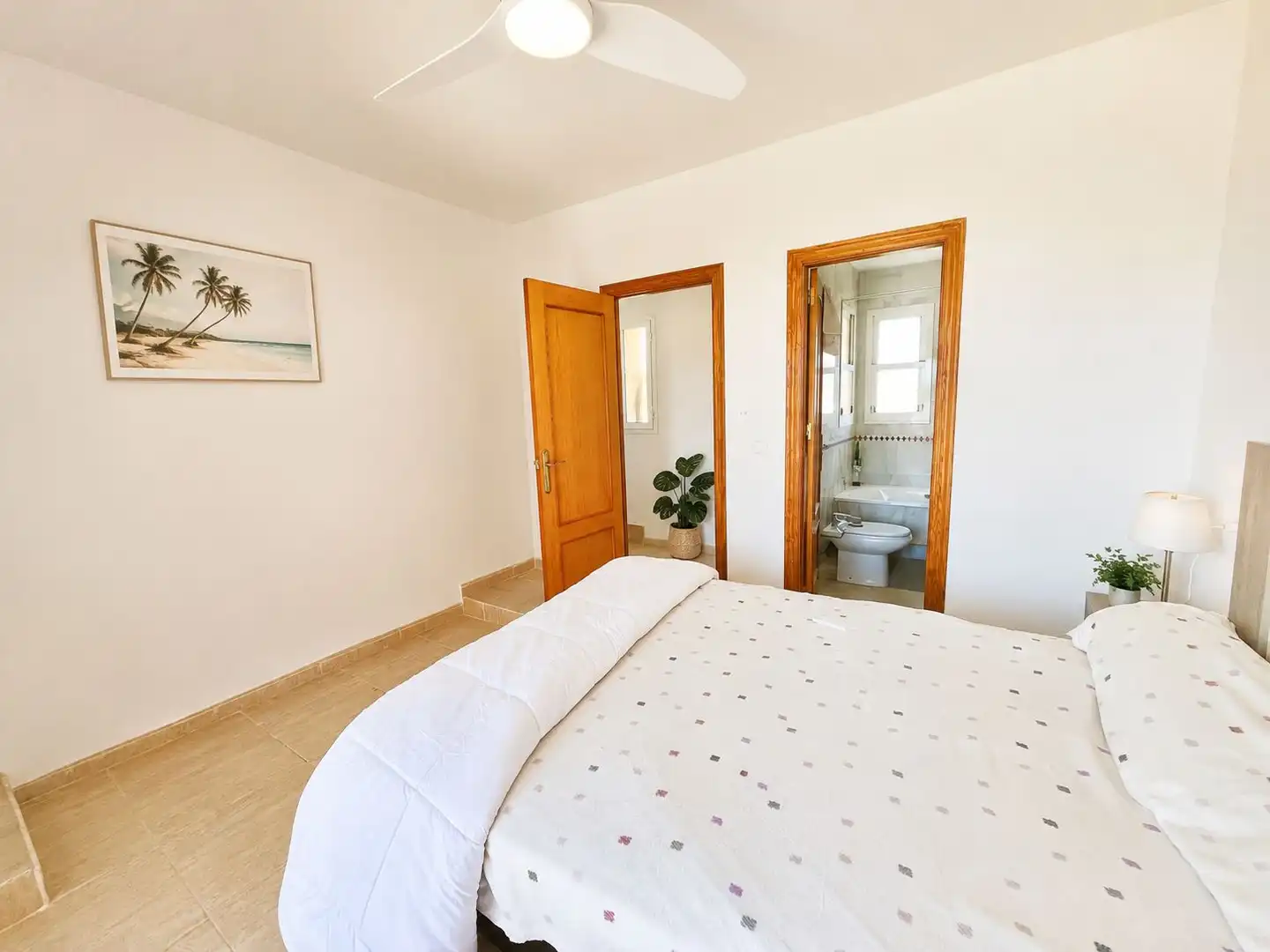 Dormitori de Casa adosada en venda en Vera amb Terrassa, Moblat i Piscina comunitària