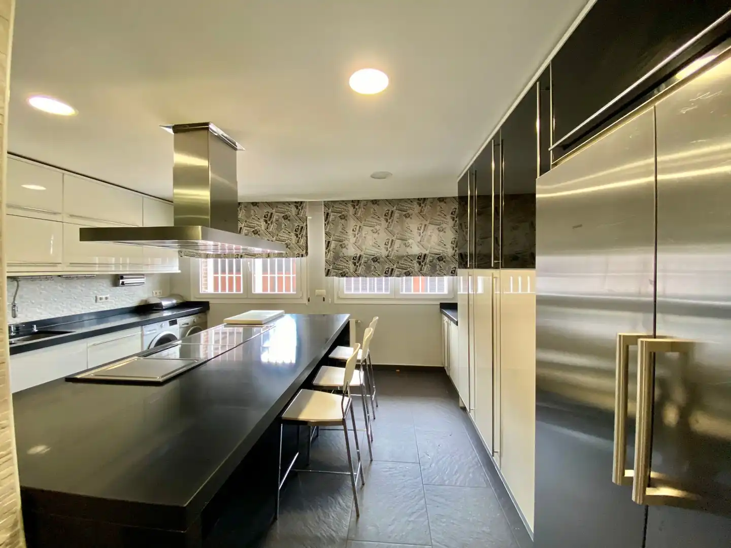 Cuina de Casa o xalet per a compartir en Guadarrama amb Calefacció, Terrassa i Moblat