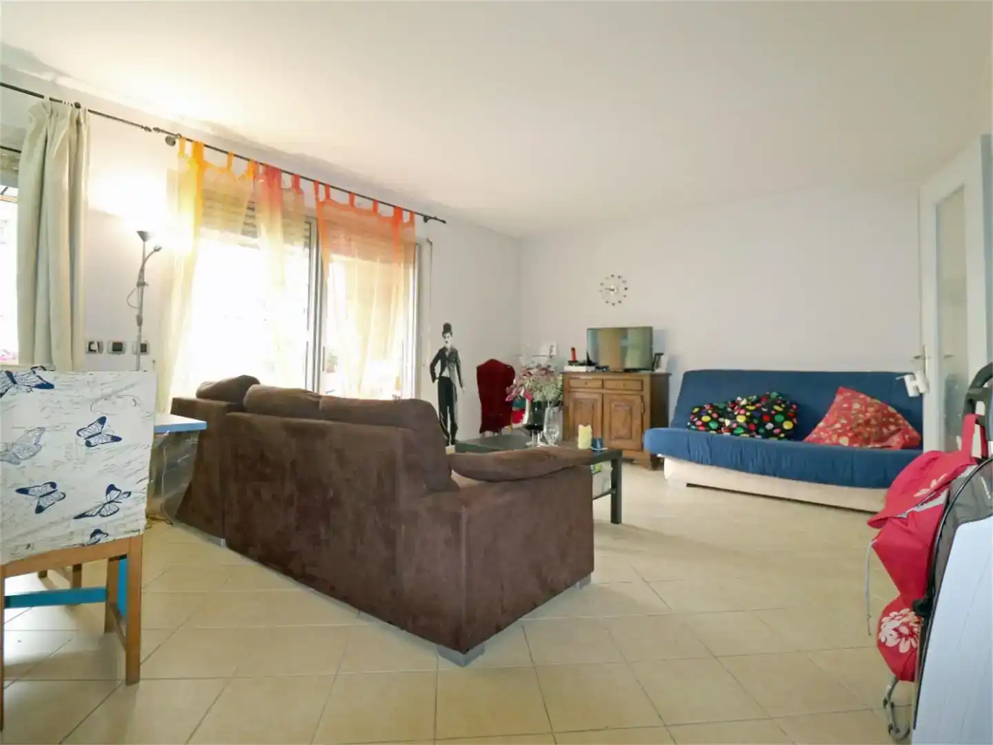 Living room of Flat for sale in Cuenca  with Private garden and Furnished