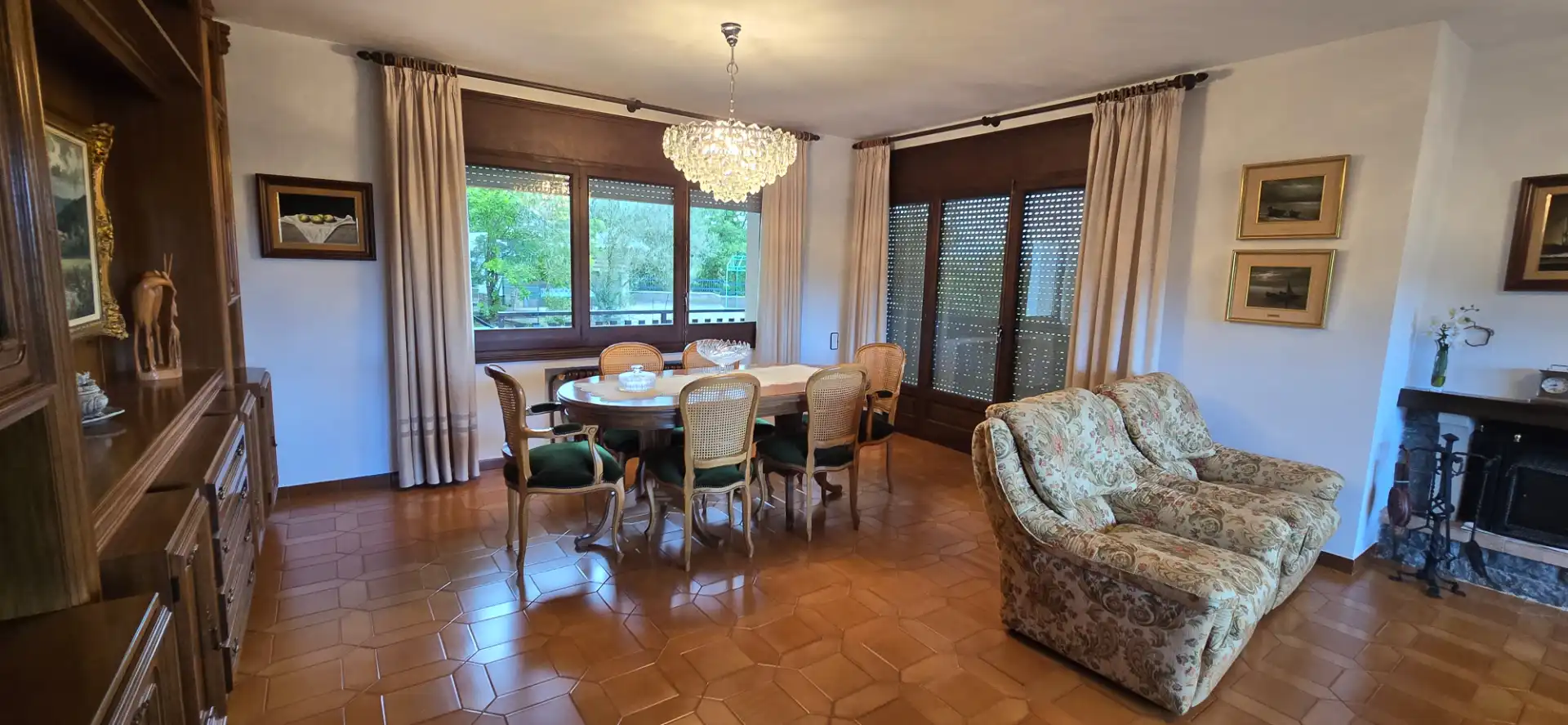 Dining room of Country homes for sale in Lluçà  with Heating, Private garden and Terrace