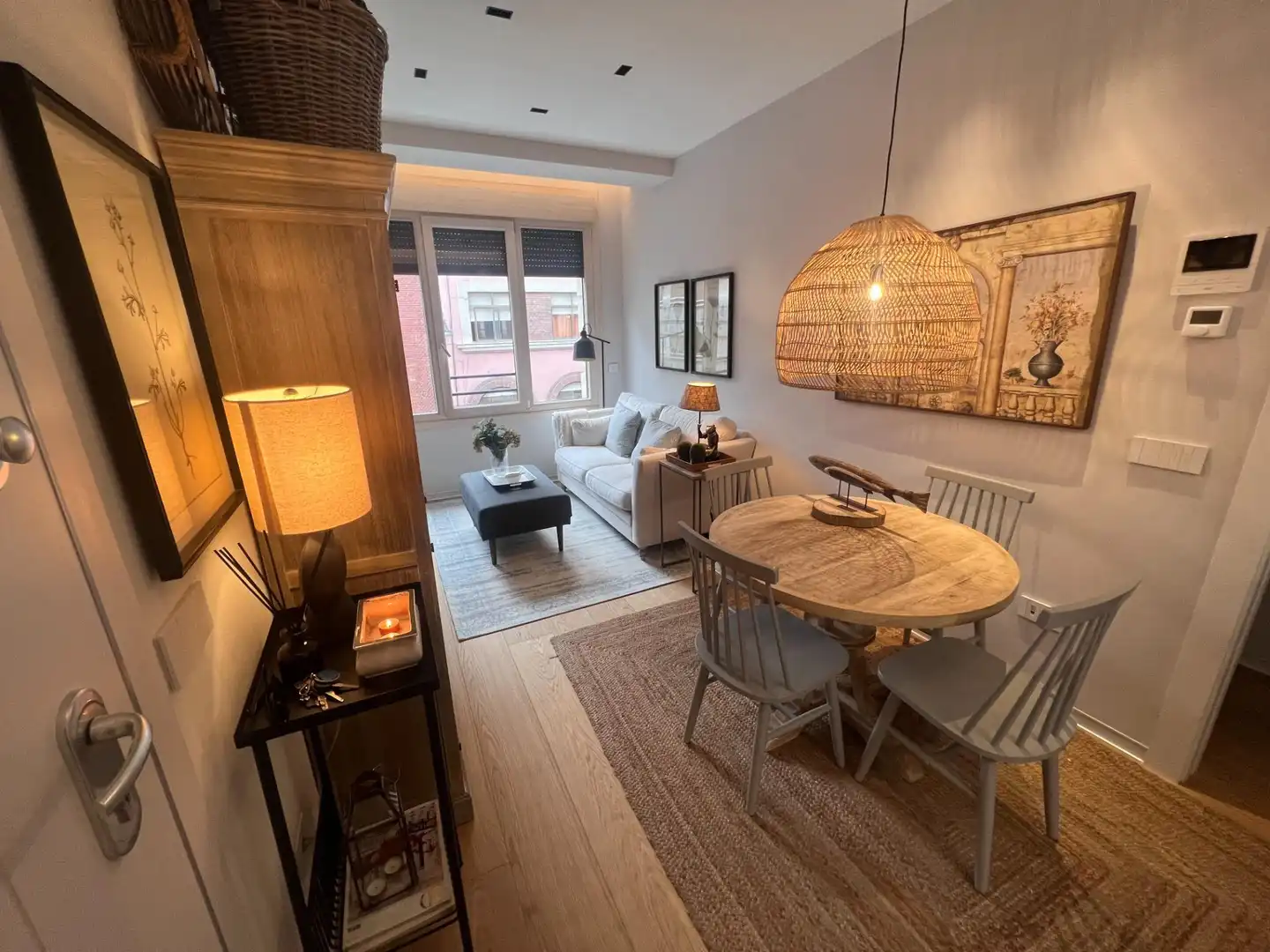 Sala de estar de Apartamento de alquiler en León Capital  con Calefacción, Parquet y Amueblado