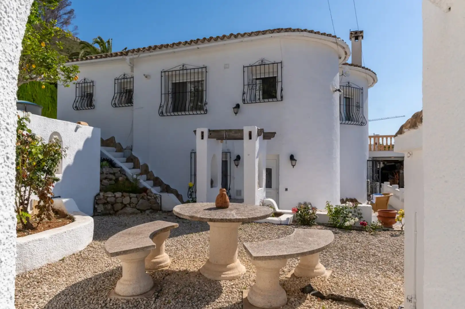 Exterior view of Houses for sale in Jávea / Xàbia  with Air Conditioner, Heating and Private garden