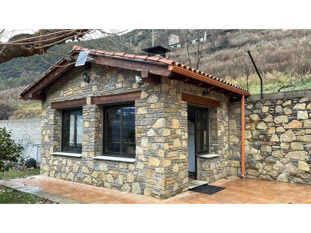 Exterior view of Houses for sale in El Pont de Bar  with Heating, Private garden and Terrace