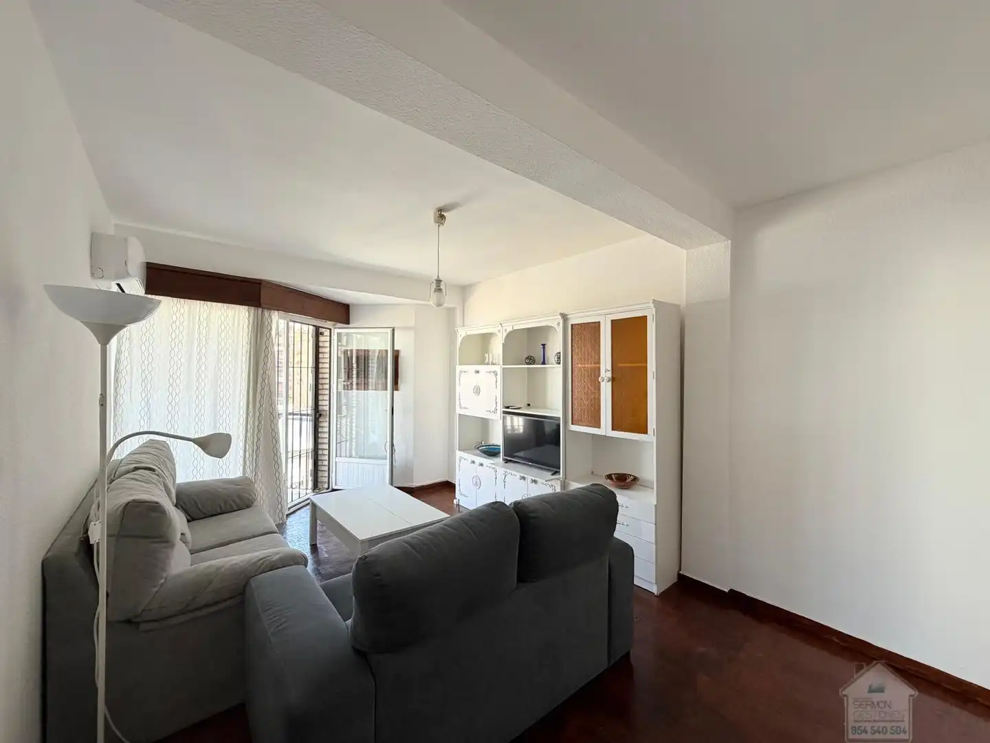 Wohnzimmer von Wohnung zur Miete in Nervión