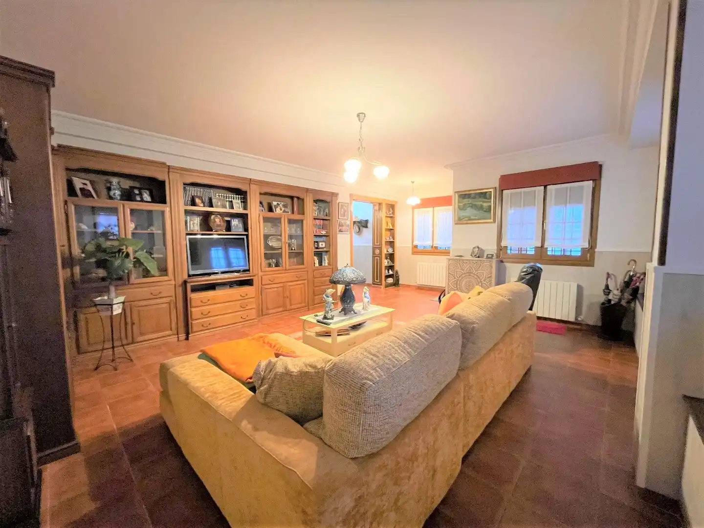 Sala de estar de Casa o chalet en venta en Berango con Jardín privado