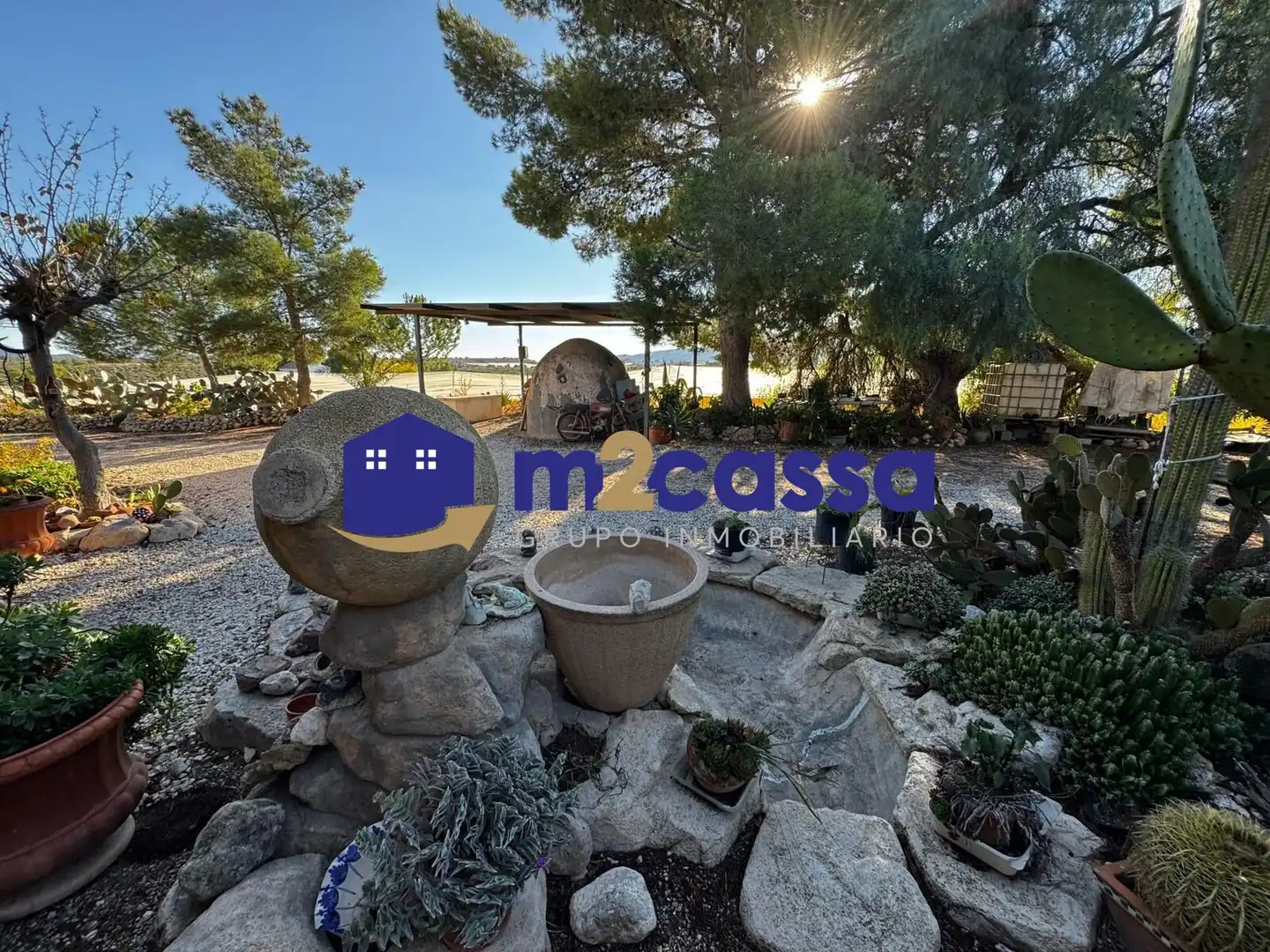 Vista exterior de Casa o xalet en venda en Aledo amb Aire condicionat i Jardí privat