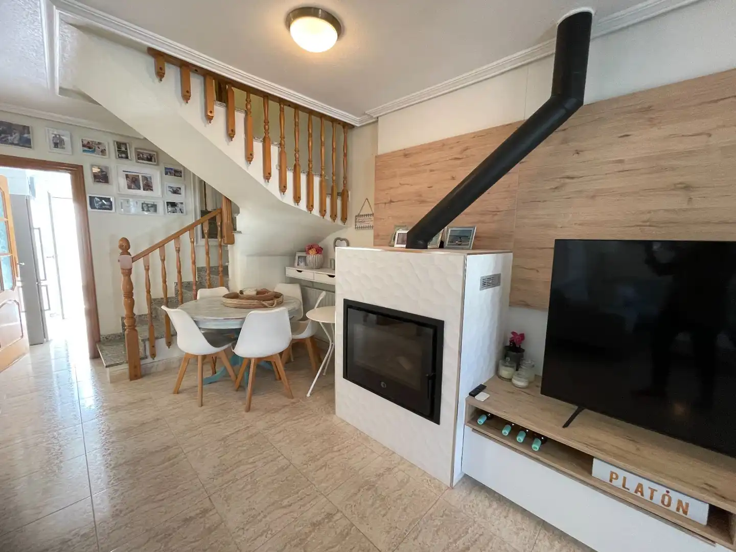 Living room of Duplexes for sale in Pilar de la Horadada  with Air Conditioner, Swimming Pool and Furnished