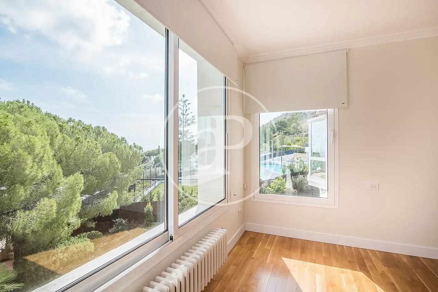Bedroom of Houses for rent in Barcelona  with Air Conditioner, Heating and Private garden