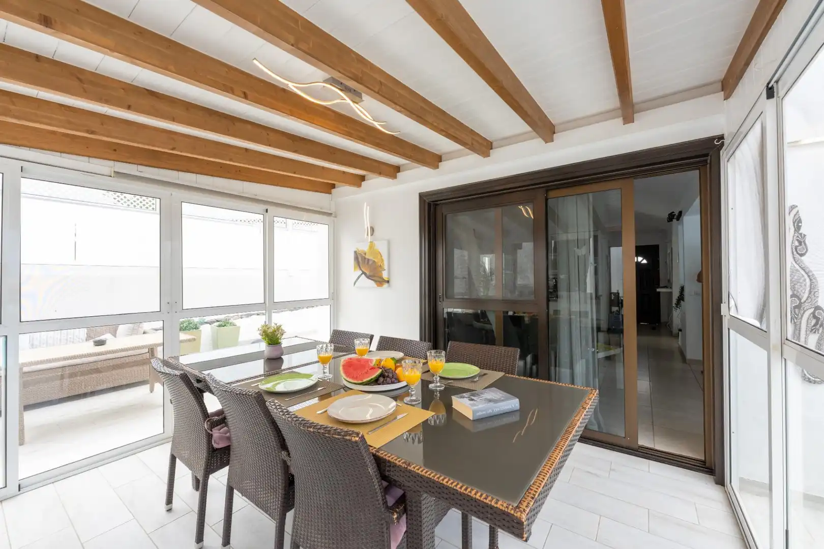 Terrassa de Casa o xalet en venda en San Miguel de Abona amb Aire condicionat, Jardí privat i Terrassa
