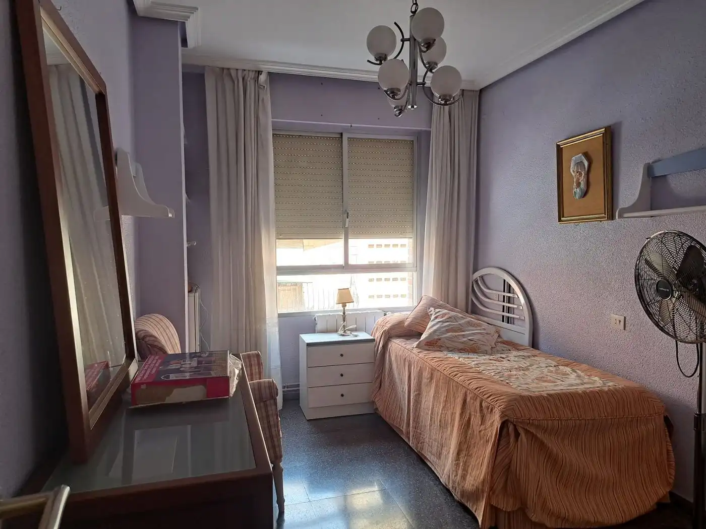 Bedroom of Flat for rent in Murcia  with Air Conditioner, Heating and Terrace