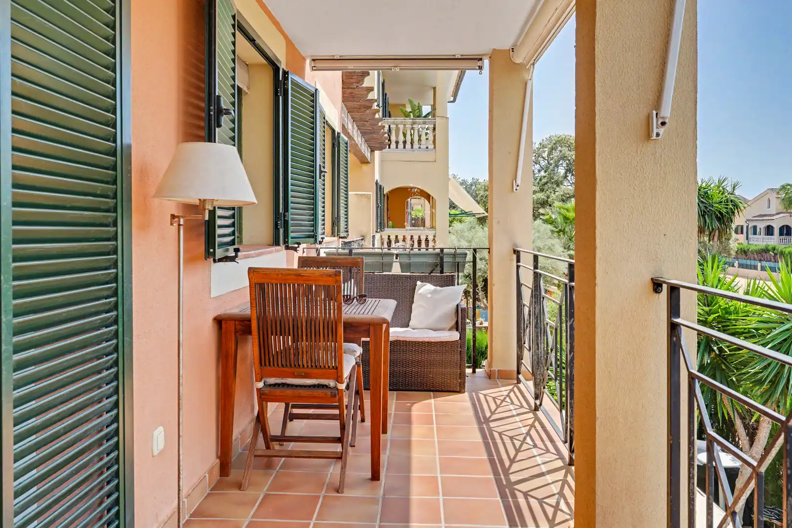 Terrasse von Wohnungen zum Verkauf in Marratxí mit Klimaanlage, Terrasse und Schwimmbad