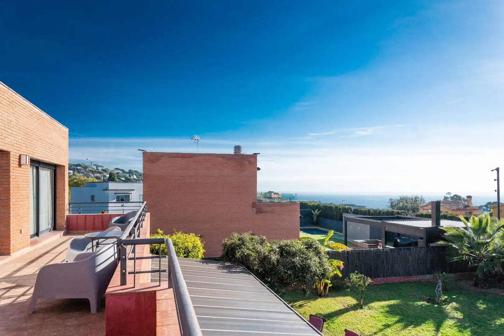 Terraza de Casa o chalet en venta en Sant Vicenç de Montalt con Aire acondicionado, Jardín privado y Terraza